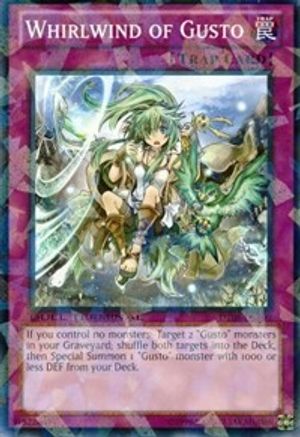 Whirlwind of Gusto (DT06-EN100) - Duel Terminal 6 Limited - Premium Yugioh Single from Konami - Just $0.25! Shop now at Game Crave Tournament Store