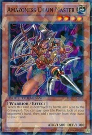 Amazoness Chain Master (DT07-EN004) - Duel Terminal 7 Limited - Premium Yugioh Single from Konami - Just $1.20! Shop now at Game Crave Tournament Store