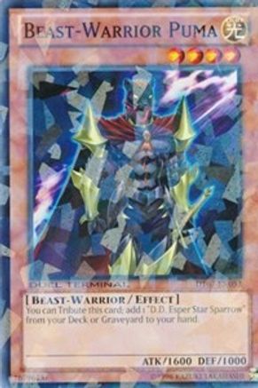 Beast-Warrior Puma (DT07-EN052) - Duel Terminal 7 Limited - Premium Yugioh Single from Konami - Just $0.25! Shop now at Game Crave Tournament Store