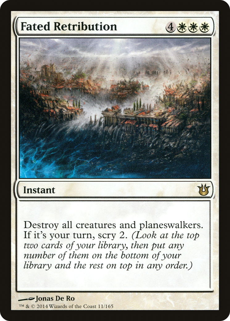 Fated Retribution (BNG-011) - Born of the Gods Foil - Premium MTG Single from Wizards of the Coast - Just $0.21! Shop now at Game Crave Tournament Store
