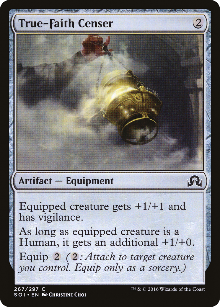 True-Faith Censer (SOI-267) - Shadows over Innistrad - Premium MTG Single from Wizards of the Coast - Just $0.08! Shop now at Game Crave Tournament Store