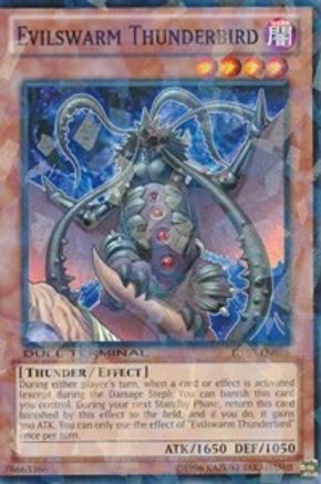 Evilswarm Thunderbird (DT07-EN075) - Duel Terminal 7 Limited - Premium Yugioh Single from Konami - Just $1.74! Shop now at Game Crave Tournament Store
