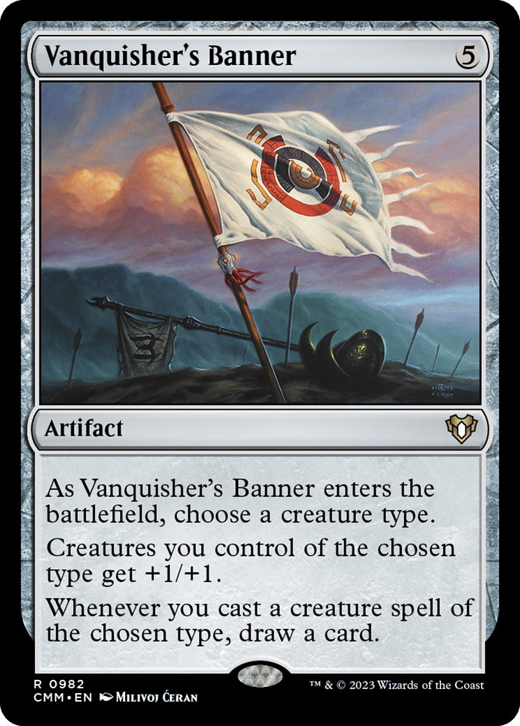 Vanquisher's Banner (CMM-982) - Commander Masters - Premium MTG Single from Wizards of the Coast - Just $1.34! Shop now at Game Crave Tournament Store