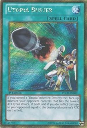 Utopia Buster (PGLD-EN009) - Premium Gold 1st Edition - Premium Yugioh Single from Konami - Just $0.34! Shop now at Game Crave Tournament Store