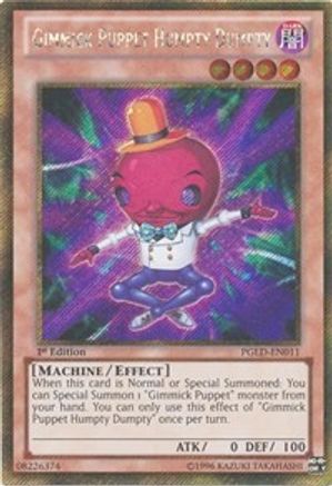 Gimmick Puppet Humpty Dumpty (PGLD-EN011) - Premium Gold 1st Edition - Premium Yugioh Single from Konami - Just $0.34! Shop now at Game Crave Tournament Store
