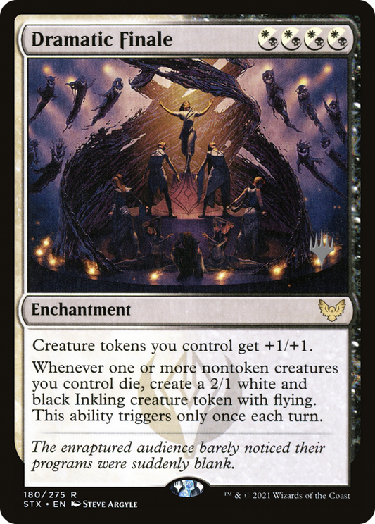 Dramatic Finale (PSTX-180P) - Strixhaven: School of Mages Promos Foil - Premium MTG Single from Wizards of the Coast - Just $0.08! Shop now at Game Crave Tournament Store
