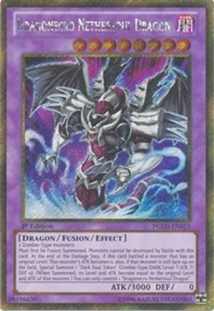 Dragonecro Nethersoul Dragon (PGLD-EN015) - Premium Gold 1st Edition - Premium Yugioh Single from Konami - Just $0.99! Shop now at Game Crave Tournament Store