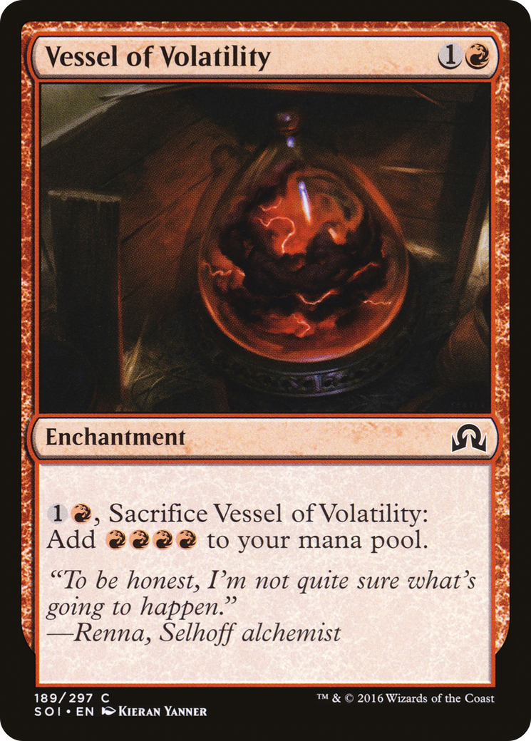 Vessel of Volatility (SOI-189) - Shadows over Innistrad - Premium MTG Single from Wizards of the Coast - Just $0.08! Shop now at Game Crave Tournament Store