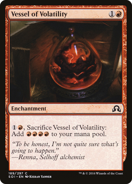 Vessel of Volatility (SOI-189) - Shadows over Innistrad - Premium MTG Single from Wizards of the Coast - Just $0.08! Shop now at Game Crave Tournament Store