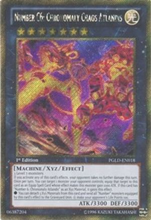 Number C6: Chronomaly Chaos Atlandis (PGLD-EN018) - Premium Gold 1st Edition - Premium Yugioh Single from Konami - Just $1.03! Shop now at Game Crave Tournament Store