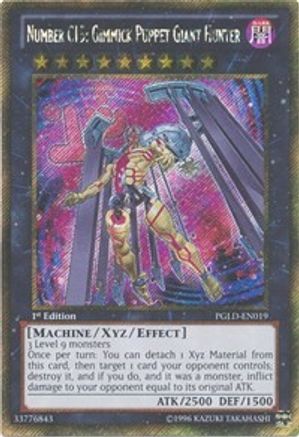 Number C15: Gimmick Puppet Giant Hunter (PGLD-EN019) - Premium Gold 1st Edition - Premium Yugioh Single from Konami - Just $2.02! Shop now at Game Crave Tournament Store