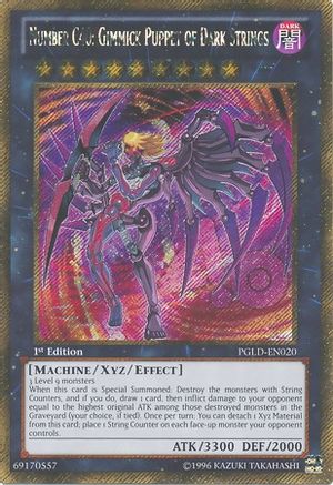 Number C40: Gimmick Puppet of Dark Strings (PGLD-EN020) - Premium Gold Unlimited - Premium Yugioh Single from Konami - Just $0.74! Shop now at Game Crave Tournament Store