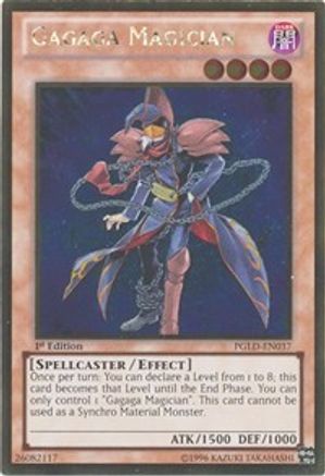 Gagaga Magician (PGLD-EN037) - Premium Gold 1st Edition - Premium Yugioh Single from Konami - Just $0.36! Shop now at Game Crave Tournament Store