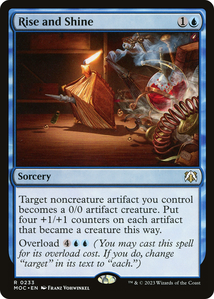 Rise and Shine (MOC-233) - March of the Machine Commander - Premium MTG Single from Wizards of the Coast - Just $0.08! Shop now at Game Crave Tournament Store