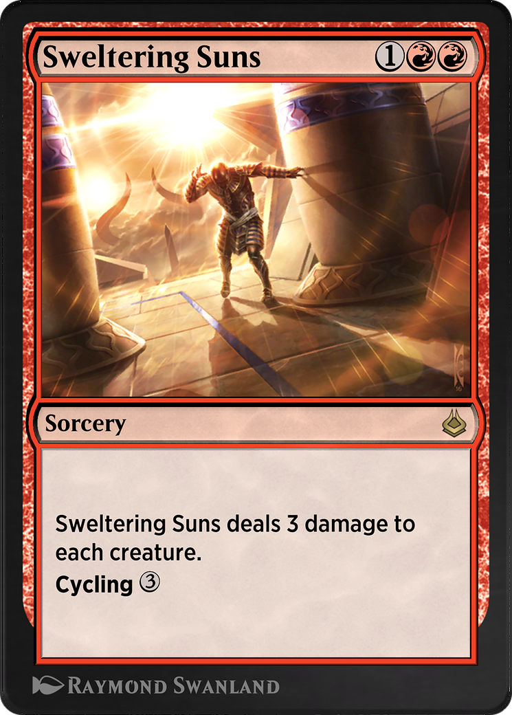 Sweltering Suns (AKR-176) - Amonkhet Remastered - Premium MTG Single from Wizards of the Coast - Just $0! Shop now at Game Crave Tournament Store