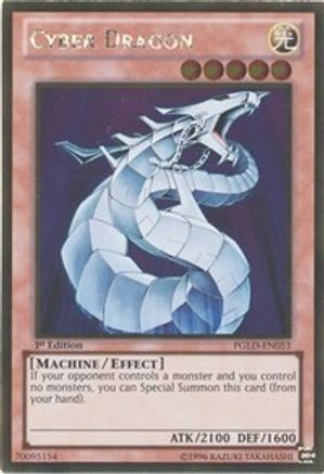Cyber Dragon (PGLD-EN053) - Premium Gold Unlimited - Premium Yugioh Single from Konami - Just $1.85! Shop now at Game Crave Tournament Store