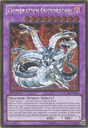 Chimeratech Overdragon (PGLD-EN056) - Premium Gold 1st Edition - Premium Yugioh Single from Konami - Just $0.54! Shop now at Game Crave Tournament Store