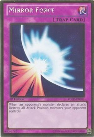 Mirror Force (PGLD-EN059) - Premium Gold 1st Edition - Premium Yugioh Single from Konami - Just $2.13! Shop now at Game Crave Tournament Store