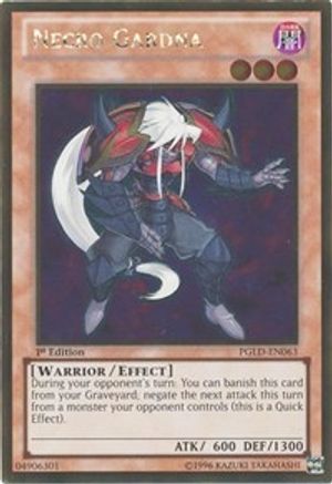 Necro Gardna (PGLD-EN063) - Premium Gold Unlimited - Premium Yugioh Single from Konami - Just $0.40! Shop now at Game Crave Tournament Store