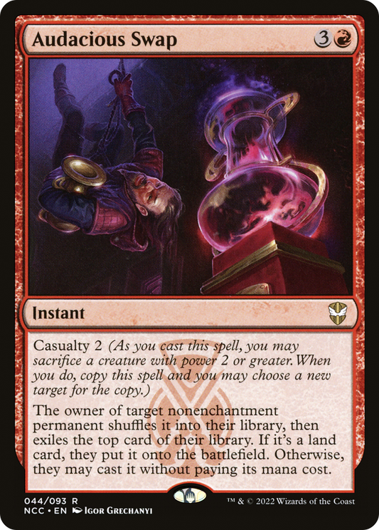 Audacious Swap (NCC-044) - New Capenna Commander - Premium MTG Single from Wizards of the Coast - Just $0.08! Shop now at Game Crave Tournament Store