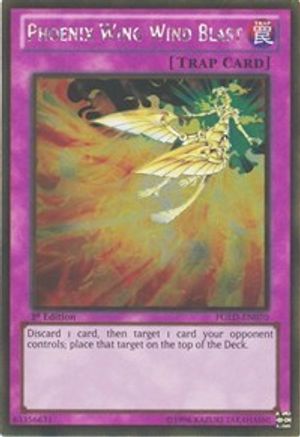 Phoenix Wing Wind Blast (PGLD-EN070) - Premium Gold Unlimited - Premium Yugioh Single from Konami - Just $1.15! Shop now at Game Crave Tournament Store