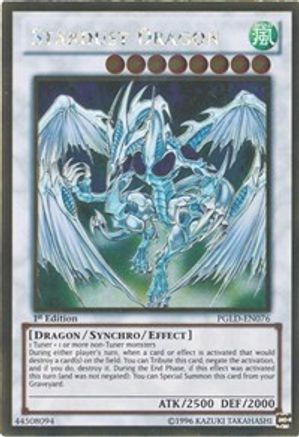 Stardust Dragon (PGLD-EN076) - Premium Gold Unlimited - Premium Yugioh Single from Konami - Just $6! Shop now at Game Crave Tournament Store