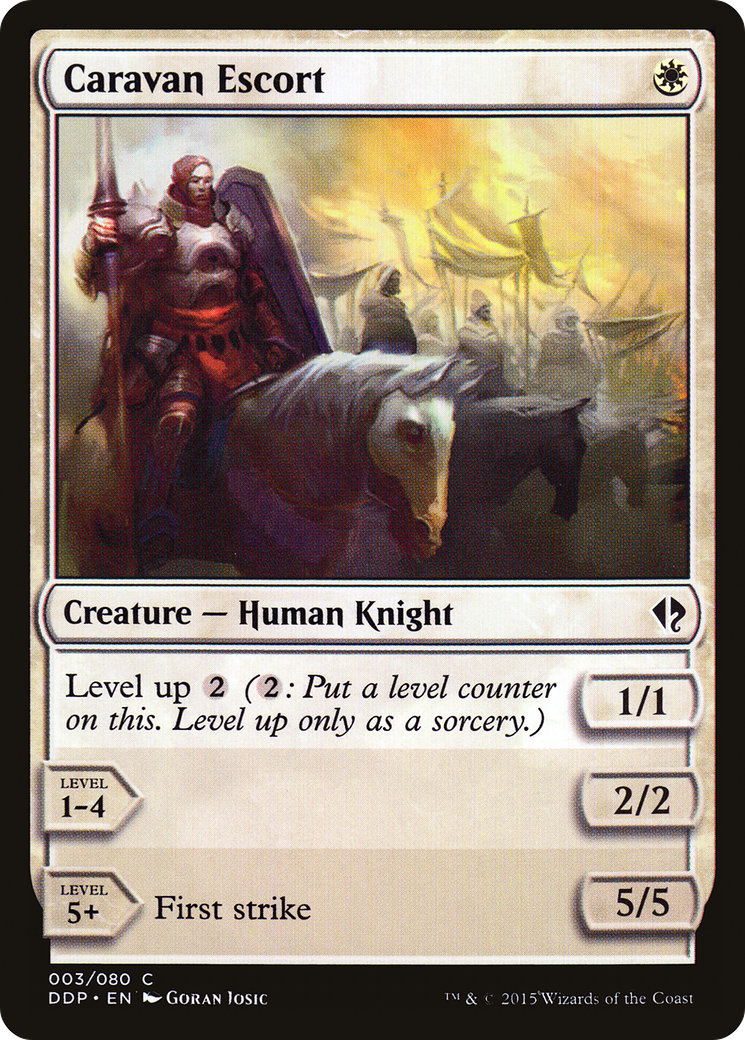 Caravan Escort (DDP-003) - Duel Decks: Zendikar vs. Eldrazi - Premium MTG Single from Wizards of the Coast - Just $0.08! Shop now at Game Crave Tournament Store