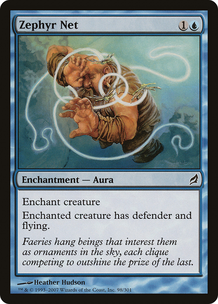 Zephyr Net (LRW-098) - Lorwyn Foil - Premium MTG Single from Wizards of the Coast - Just $0.08! Shop now at Game Crave Tournament Store