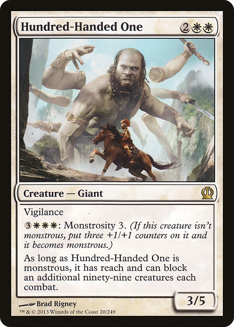 Hundred-Handed One (THS-020) - Theros Foil - Premium MTG Single from Wizards of the Coast - Just $0.17! Shop now at Game Crave Tournament Store