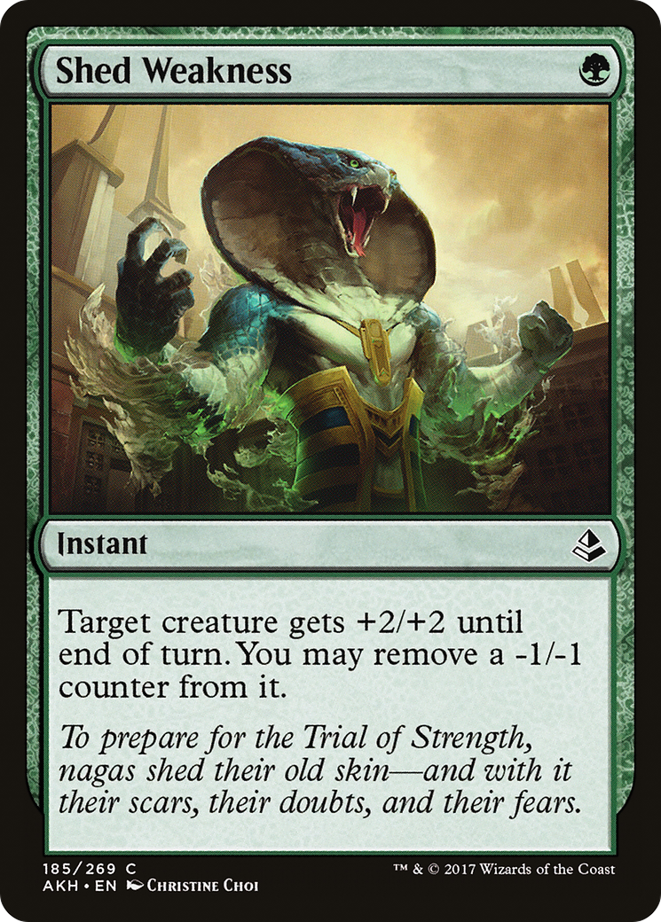 Shed Weakness (AKH-185) - Amonkhet - Premium MTG Single from Wizards of the Coast - Just $0.08! Shop now at Game Crave Tournament Store