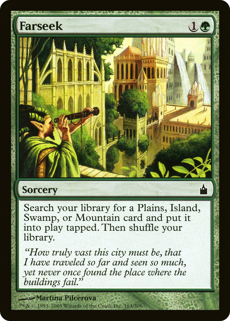 Farseek (RAV-163) - Ravnica: City of Guilds - Premium MTG Single from Wizards of the Coast - Just $0.29! Shop now at Game Crave Tournament Store