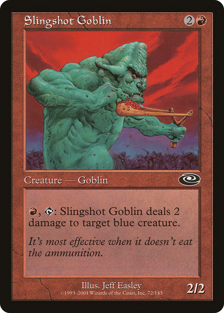 Slingshot Goblin (PLS-072) - Planeshift - Premium MTG Single from Wizards of the Coast - Just $0.13! Shop now at Game Crave Tournament Store
