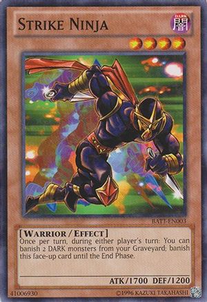 Strike Ninja (Starfoil) (BATT-EN003) - Battle Pack Tournament Prize Cards Limited - Premium Yugioh Single from Konami - Just $3.99! Shop now at Game Crave Tournament Store