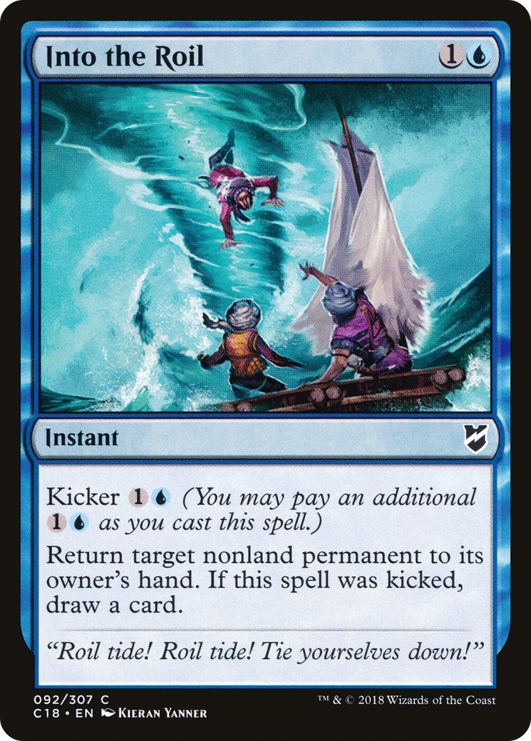 Into the Roil (C18-092) - Commander 2018 - Premium MTG Single from Wizards of the Coast - Just $0.08! Shop now at Game Crave Tournament Store