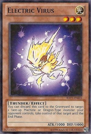 Electric Virus (Starfoil) (BATT-EN005) - Battle Pack Tournament Prize Cards Limited - Premium Yugioh Single from Konami - Just $16.65! Shop now at Game Crave Tournament Store