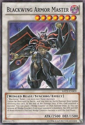 Blackwing Armor Master (Starfoil) (BATT-EN009) - Battle Pack Tournament Prize Cards Limited - Premium Yugioh Single from Konami - Just $12.12! Shop now at Game Crave Tournament Store