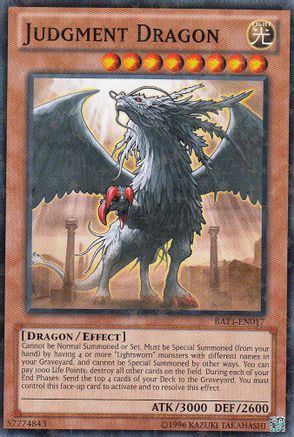 Judgment Dragon (Starfoil) (BATT-EN017) - Battle Pack Tournament Prize Cards Limited - Premium Yugioh Single from Konami - Just $72.21! Shop now at Game Crave Tournament Store