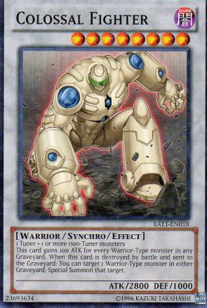 Colossal Fighter (Starfoil) (BATT-EN018) - Battle Pack Tournament Prize Cards Limited - Premium Yugioh Single from Konami - Just $19.48! Shop now at Game Crave Tournament Store