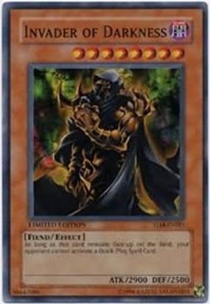 Invader of Darkness (TLM-ENSE1) - The Lost Millennium Limited - Premium Yugioh Single from Konami - Just $0.32! Shop now at Game Crave Tournament Store