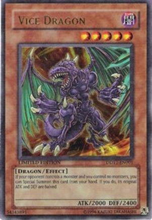 Vice Dragon (Promo) (DDY1-EN001) - Raging Battle SE - Premium Yugioh Single from Konami - Just $0! Shop now at Game Crave Tournament Store