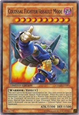 Colossal Fighter/Assault Mode (CRMS-ENSP1) - Sneak Preview Series 4 Limited - Premium Yugioh Single from Konami - Just $0.64! Shop now at Game Crave Tournament Store