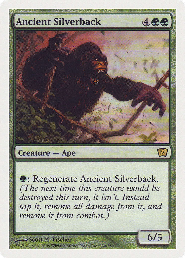 Ancient Silverback (9ED-230) - Ninth Edition - Premium MTG Single from Wizards of the Coast - Just $0.08! Shop now at Game Crave Tournament Store