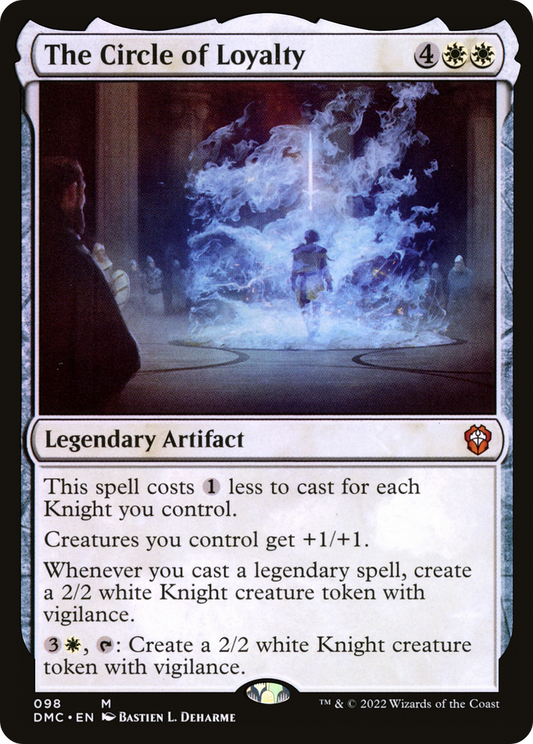 The Circle of Loyalty (DMC-098) - Dominaria United Commander - Premium MTG Single from Wizards of the Coast - Just $0.35! Shop now at Game Crave Tournament Store