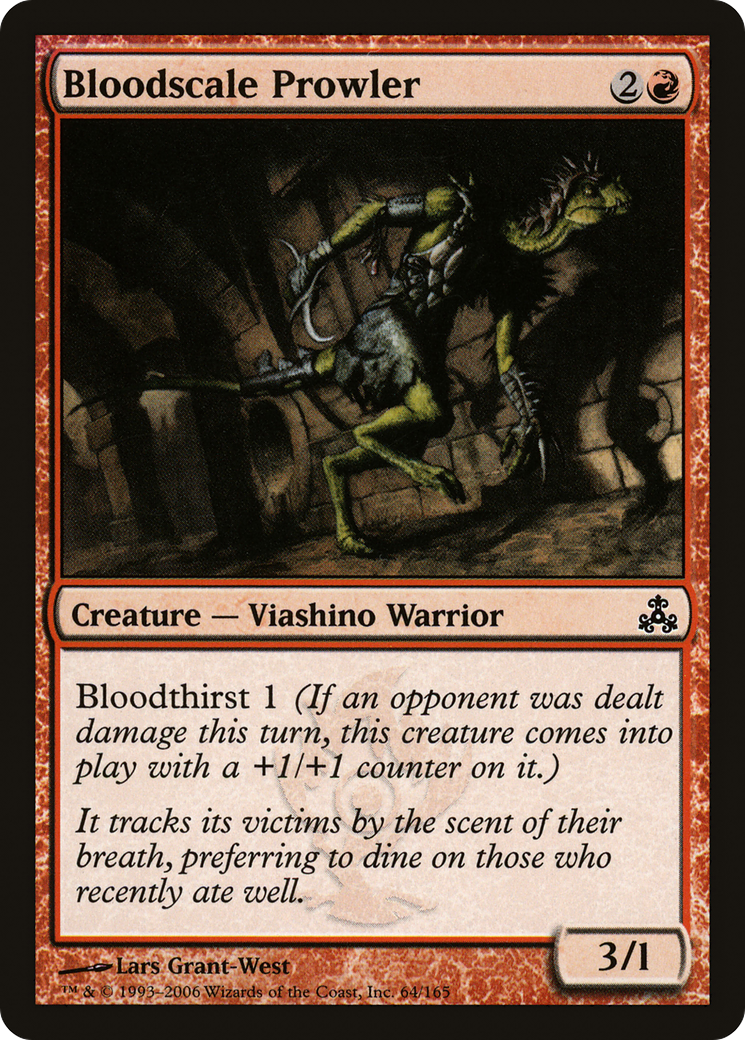 Bloodscale Prowler (GPT-064) - Guildpact - Premium MTG Single from Wizards of the Coast - Just $0.03! Shop now at Game Crave Tournament Store