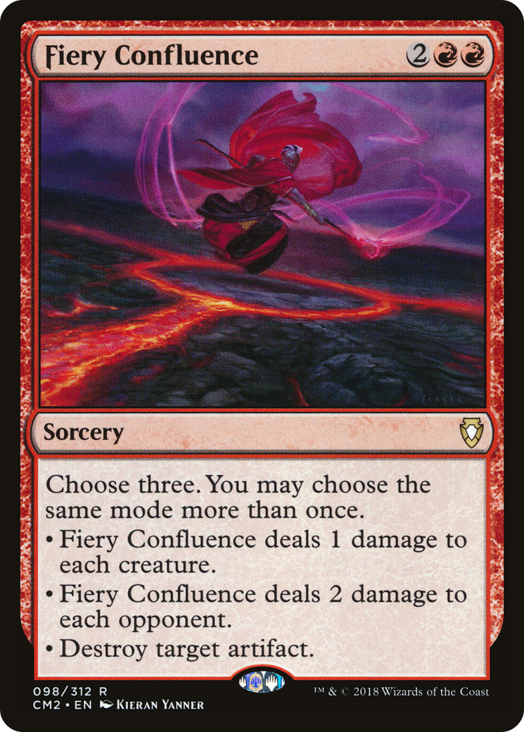 Fiery Confluence (CM2-098) - Commander Anthology Volume II - Premium MTG Single from Wizards of the Coast - Just $0.87! Shop now at Game Crave Tournament Store