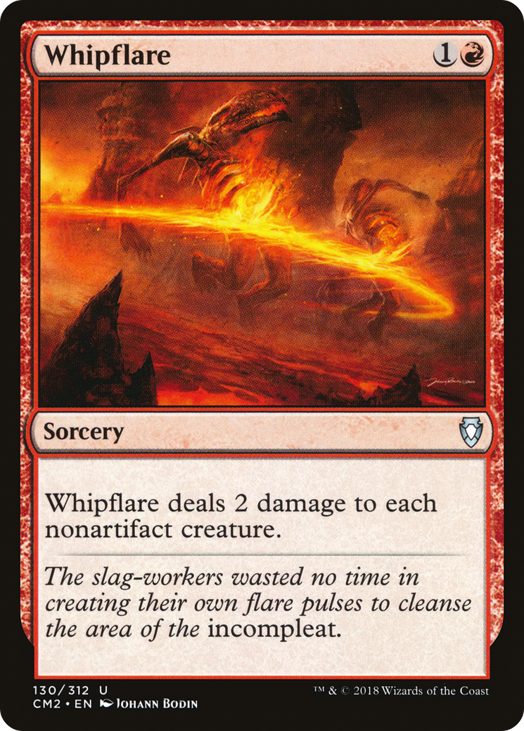 Whipflare (CM2-130) - Commander Anthology Volume II - Premium MTG Single from Wizards of the Coast - Just $0.25! Shop now at Game Crave Tournament Store