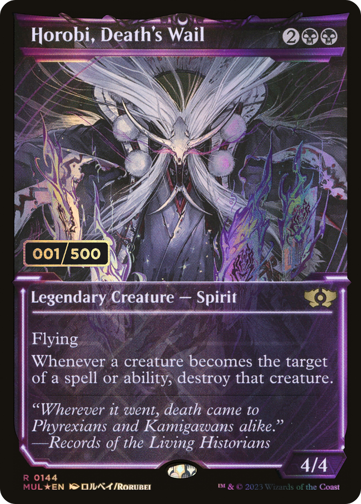 Horobi, Death's Wail (MUL-144Z) - Multiverse Legends: (Showcase) Foil - Premium MTG Single from Wizards of the Coast - Just $72! Shop now at Game Crave Tournament Store