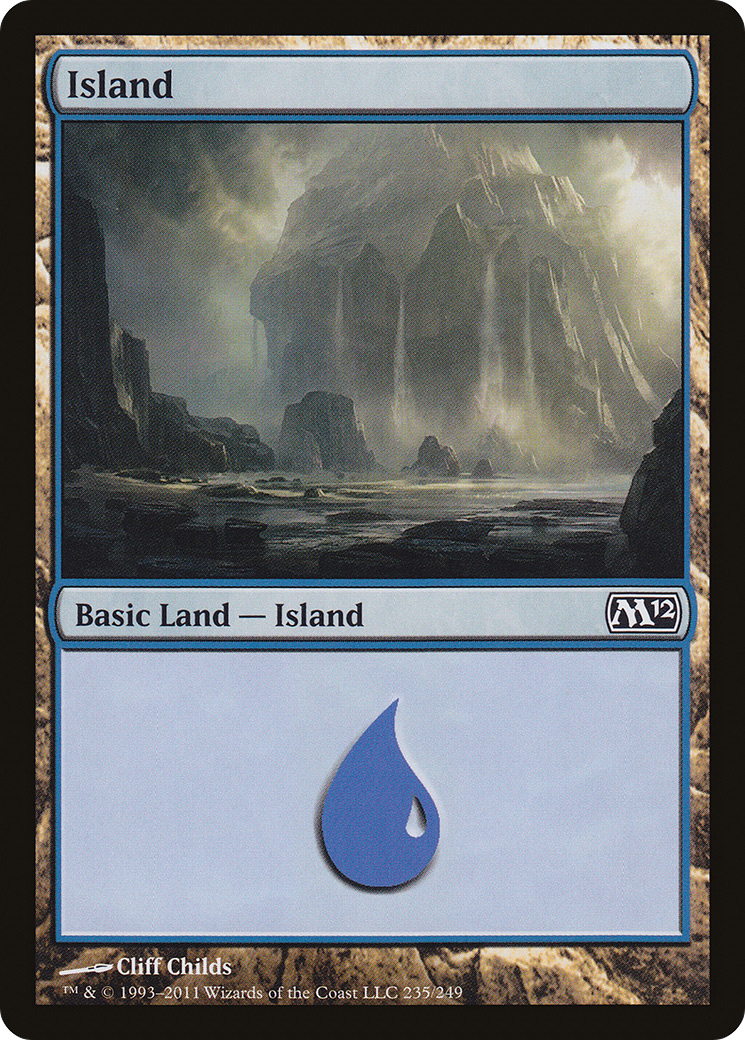 Island (M12-235) - Magic 2012 Foil - Premium MTG Single from Wizards of the Coast - Just $0.11! Shop now at Game Crave Tournament Store