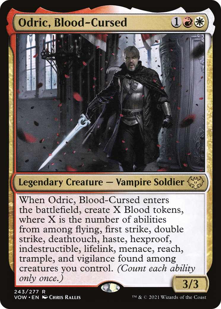 Odric, Blood-Cursed (VOW-243) - Innistrad: Crimson Vow - Premium MTG Single from Wizards of the Coast - Just $0.08! Shop now at Game Crave Tournament Store