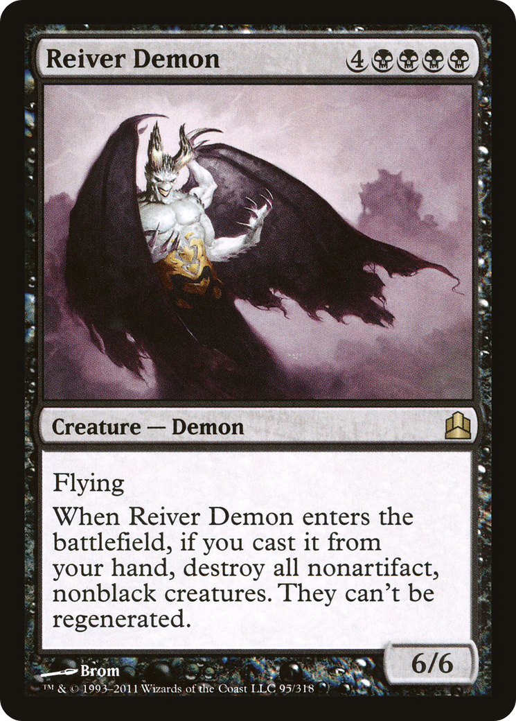 Reiver Demon (CMD-095) - Commander 2011 - Premium MTG Single from Wizards of the Coast - Just $0.75! Shop now at Game Crave Tournament Store